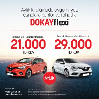 DokayFlexi Aylık Araç Kiralamada Sonbahar Fırsatı