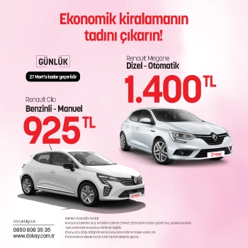 İzmir Günlük Araç Kiralama Kampanyası