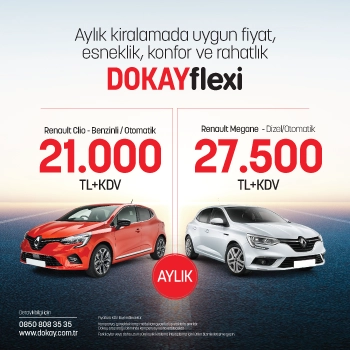 Flexi Ayrıcalığıyla Aylık Araç Kiralama