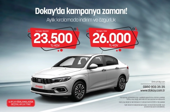Flexi Ayrıcalığıyla Aylık Araç Kiralama